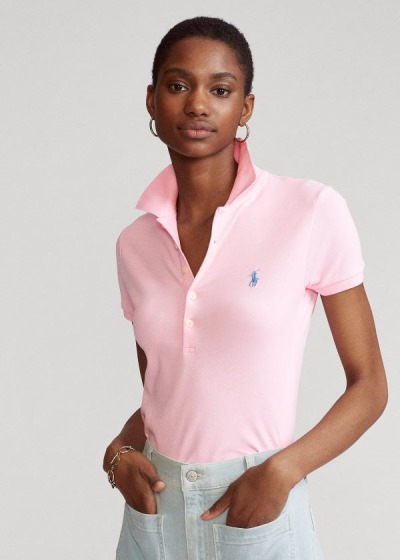 Polo Ralph Lauren Slim Fit Stretch Polo Shirt Dame Danmark (ZORKS5016)